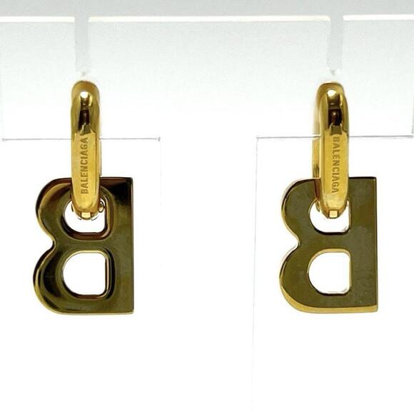 BALENCIAGA Gold Earrings - Picture 4 of 9